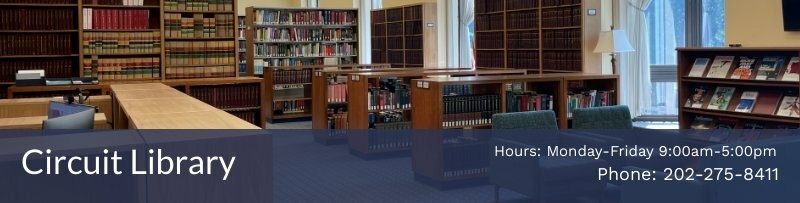 Banner Image with Page Title, Library Hours, and Library Phone Number